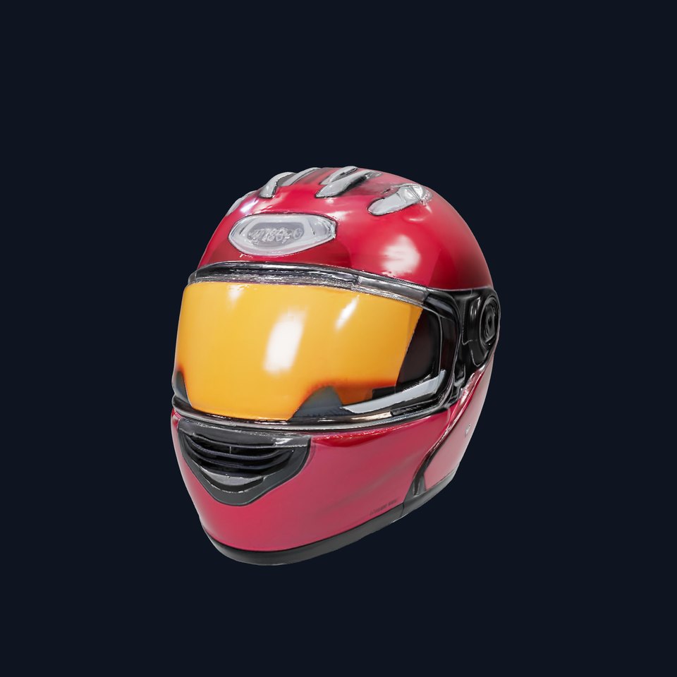 Crimson Racing Helmet model pack